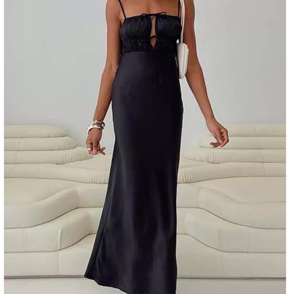 Princess Polly Black Maxi Dress